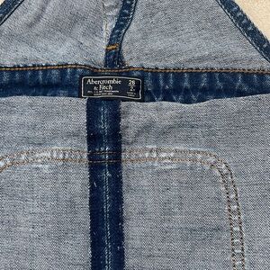 Abercrombie & Fitch women Two-Tone Light Blue Denim Jeans